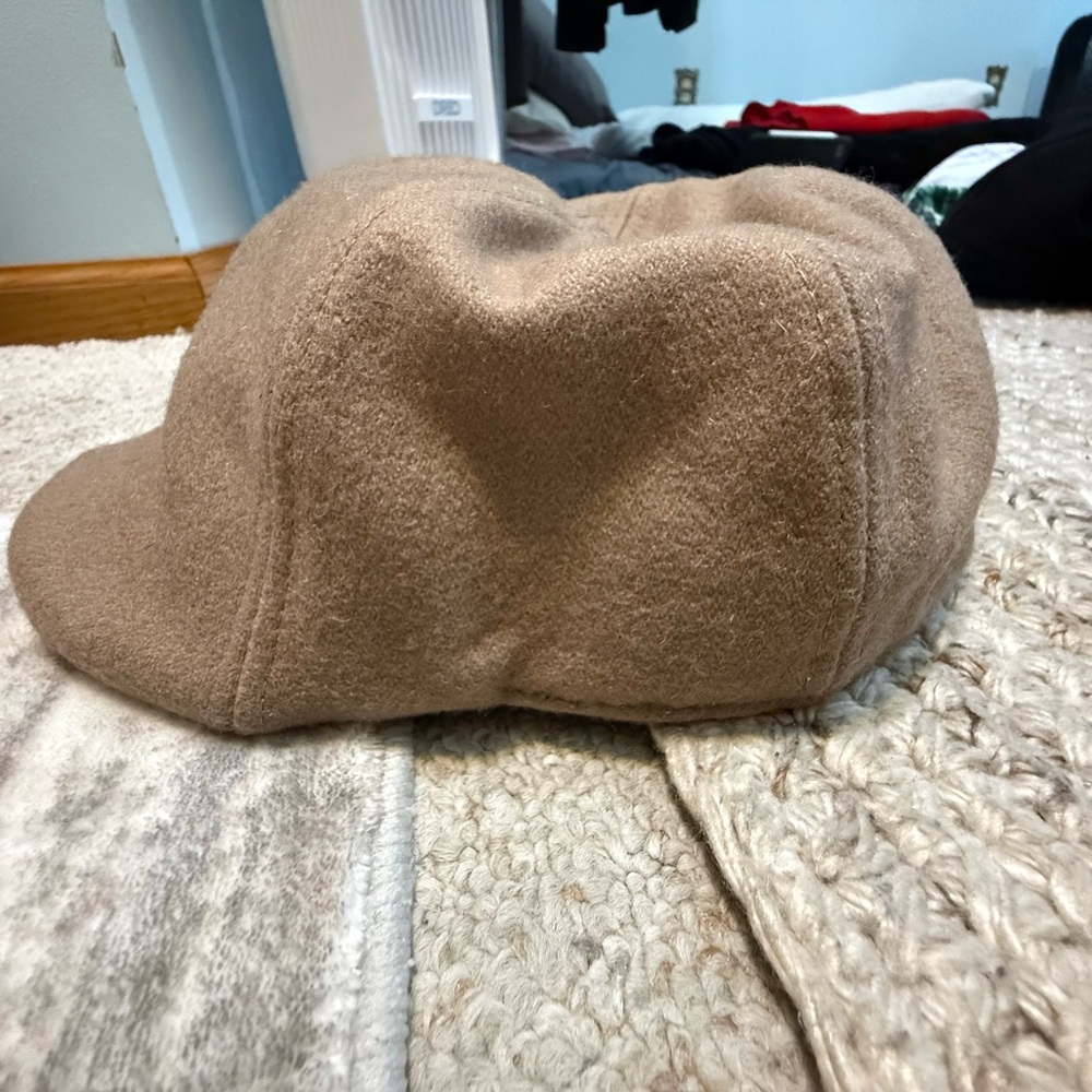 Men's Stylish Tan Wool Hat